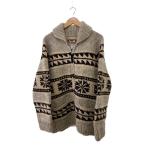 ショッピングカウチン TUAK/カーディガン(厚手)/--/ウール/GRY/総柄/カウチンニット/カナダ製