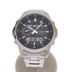 ショッピングCASIO CASIO◆腕時計/デジアナ/ステンレス/GRY/SLV/lcw-m300d/キズあり