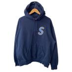 Supreme◆パーカー/L/コットン/NVY/無地