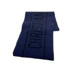 ショッピングdsi Christian Dior◆マフラー/ウール/NVY/無地/レディース/01dsi354l103//