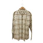 ショッピングネルシャツ L.L.Bean◆ネルシャツ/M/コットン/BEG/チェック/228066