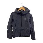 ARC’TERYX◆マウンテンパーカー/S/ナイロン/BLK/無地
