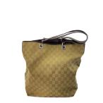 ショッピングＧＧキャンバス GUCCI◆トートバッグ_GGキャンバス/キャンバス/BRW