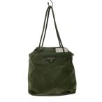 ショッピングPRADA PRADA◆トートバッグ/ナイロン/GRN