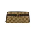GUCCI◆長財布_GGキャンバス/キャンバ