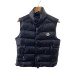ショッピングTIB MONCLER◆TIB GILET/ダウンベスト/0/ナイロン/BLK/D20914335006