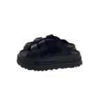 UGG australia◆W GOLDENGLOW SLIDE/サンダル/24cm/BLK/PVC