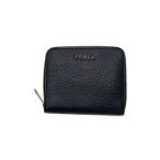 FURLA◆2つ折り財布/レザー/BLK/レディ