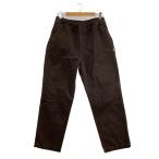 ショッピングstussy STUSSY◆BRUSHED BEACH PANT/ボトム/L/コットン/BRW/無地/116553//