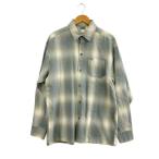 ショッピングネルシャツ CalTop◆ネルシャツ/M/アクリル/GRN/チェック/03-3715-0860//