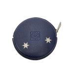 LOEWE◆星/スペイン製/コインケース/レザー/NVY/無地/レディース/101710//