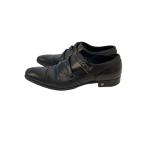 LOUIS VUITTON◆モンクストラップドレスシューズ/ストレートチップ/チゼルトゥ/ブラック/27.5cm/ST0130