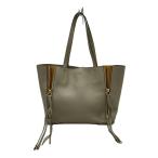 Chloe◆トートバッグ/レザー/KHK