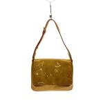 LOUIS VUITTON◆トンプソン・ストリート_モノグラム・ヴェルニ/エナメル/BEG