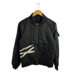 BIGBANG/NONA9ON/MA-1/フライトジャケット/--/ナイロン/BLK/無地