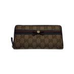 GUCCI◆長財布_GGキャンバス/キャンバ