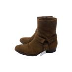 ショッピングスウェード SAINT LAURENT◆ブーツ/41/CML/スウェード/D1496880