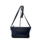 BURBERRY◆ショルダーバッグ/レザー/BLK/無地/ブラック/黒/