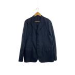COMME des GARCONS HOMME◆テーラードジャケット/L/ウール/BLK/無地