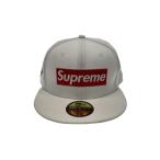 ショッピングsupreme Supreme◆22AW/Money Box Logo New Era/ロゴ周辺汚れ有/7 1/2/ポリエステル/WHT/