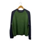 ショッピングstussy STUSSY◆25SS/COLORBLOCKED RAGLAN KNIT CREW/コットンニット/M/伸び等使用感有//
