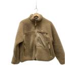 DANTON◆スタンドカラーボアジャケット/ボアジャケット/S/ポリエステル/ベージュ/DT-A0194 LBA