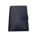 LOUIS VUITTON* Agenda MM_ epi _BLK/ кожа /BLK/ мужской //