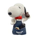 ショッピング置物 SNOOPY◆インテリア雑貨/靴磨き入れ置物/陶器/1966//