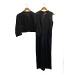 CHIGNON◆ショートジャケット付コンビネゾン/セットアップ/FREE/ポリエステル/BLK/3436-496KK