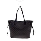 ショッピングVUITTON LOUIS VUITTON◆1)ネヴァーフルMM_ダミエ・エベヌ/PVC/BRW//
