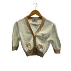 ショッピングPRADA PRADA◆クロップドカーディガン/カーディガン(薄手)/40/コットン/WHT/P25I04 S211 1Z05