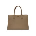 ショッピングPRADA PRADA◆ハンドバッグ/--/BEG/無地