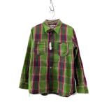 ショッピングネルシャツ PHERROW’S◆ネルシャツ/S/コットン/GRN