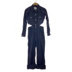 ショッピングzara ZARA◆FULL LENGTH CUT OUT TRF ジャンプスーツ/S/コットン/BLK/8197/254/800