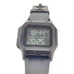 ショッピングnixon NIXON◆クォーツ腕時計/デジタル/ラバー/BLK/BLK/SS/THE REGULUS