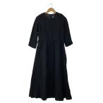 susuri◆長袖ワンピース/--/リネン/BLK/16-031
