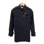 BURBERRY LONDON◆トレンチコート/38/コットン/NVY/タータンCK/B1A10-521-28