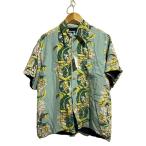 JUNYA WATANABE COMME des GARCONS MAN◆AD2002/リバーシブル/半袖シャツ/L/ポリエステル/ブルー/YI-B051