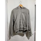 YEEZY◆Doubleface Wide Silhouette Zip Up Sweat HD/ジップパーカー/L/GRY