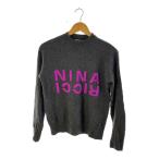NINA RICCI◆ニット・セーター(薄手)/XS/カシミア/GRY/OA-PU003-ML460