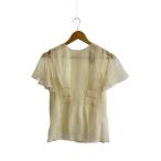 Chloe◆半袖ブラウス/34/ウール/IVO/無地