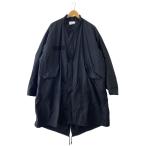 CIOTA◆21AW/スピンコットンナイロンオックスM65フィッシュテールパーカー6/コットン/BLK/無地/BZLM-10