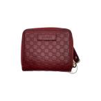 ショッピングgucci GUCCI◆2つ折り財布/レザー/BRD/総柄/レディース