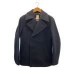 ショッピングBURBERRY BURBERRY BLACK LABEL◆ピーコート/L/ウール/BLK/D1F70-213-28