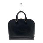 ショッピングエピ LOUIS VUITTON◆アルマ_エピ/レザー/BLK/持ち手剥がれ有り/角スレ