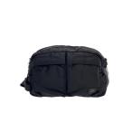 PORTER*TANKER_WAIST BAG/ язык машина _ сумка-пояс / черный / чёрный / ощущение б/у иметь /622-78302