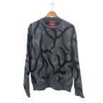 ショッピングsupreme Supreme◆19AW/Tribal Camo Sweater/トライバルカモセーター/L/グレー×ブラック/使用感有