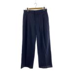 LOEWE◆ボトム/46/ウール/NVY/H2292640DI