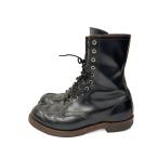 ショッピングWING RED WING◆ブーツ/US8.5/BLK/レザー