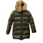 DUVETICA◆ロングダウンジャケット/38/ナイロン/KHK/無地